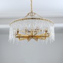 Ritz - Liquid Rain Circle Chandelier